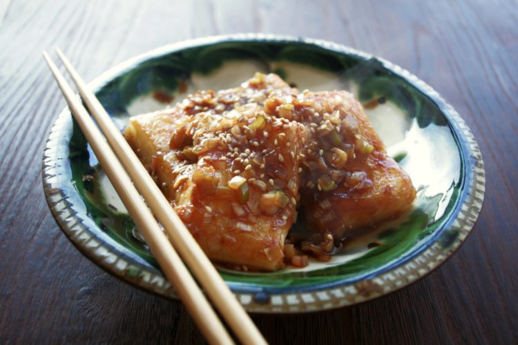 韓国風　餅のピリ辛じょうゆ煮