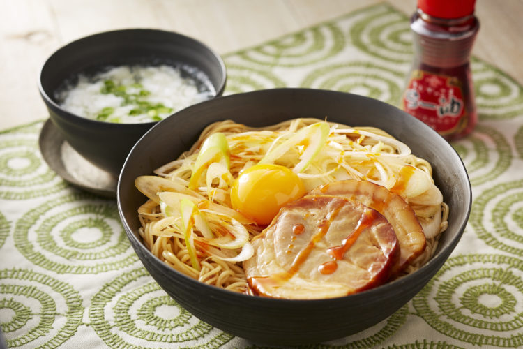 油そば風ピリ辛スタミナあえ麺