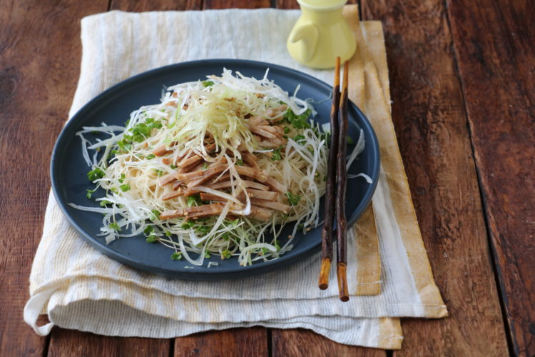 ねぎチャーシュー和えそうめん