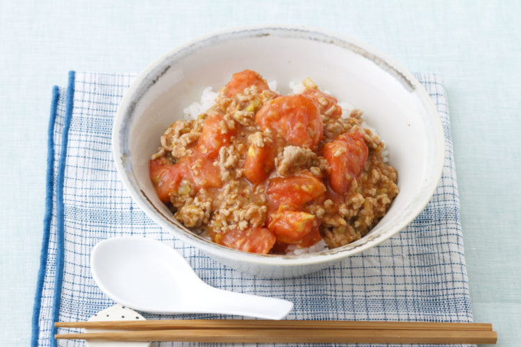 やみつきトマトマーボー丼