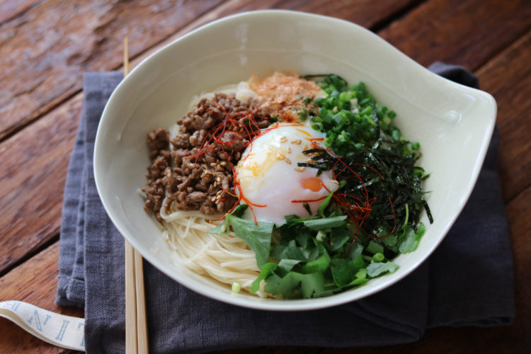 台湾風まぜそうめん